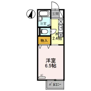 兵庫県神戸市須磨区多井畑東町【アパート】の間取り