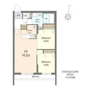 S-RESIDENCE医大南altier【1階】の間取り