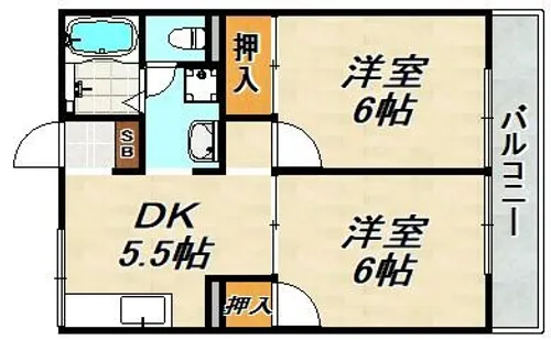 ディアコート21【1階】の間取り