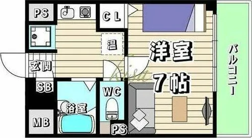 アーバンポイント川名本町【4階】の間取り