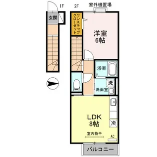 グランシャリオ(六地蔵)【2階】の間取り