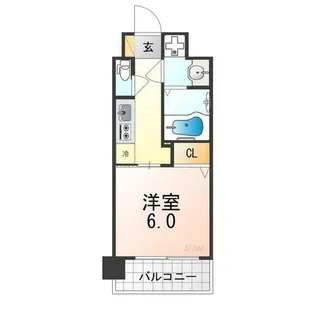 アクアプレイス京都西院【4階】の間取り