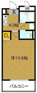 アメニティ吉塚【2階】の間取り