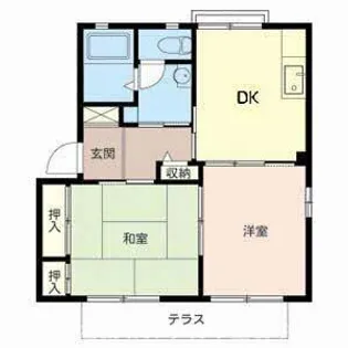 西脇市西脇【102号室】の間取り