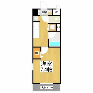 スペースラディア【3階】の間取り