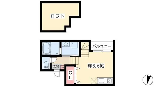 stage新栄【103号室】の間取り