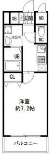 レジデンス京都ミッドシティ【6階】の間取り