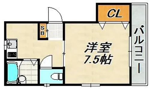 ハニーハイツ【2階】の間取り