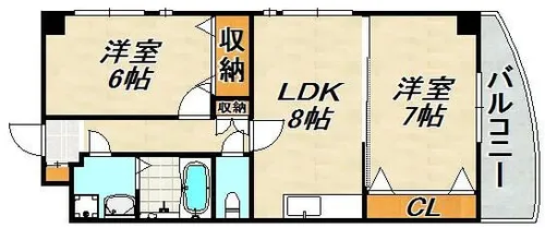 リリーフ片山町【3階】の間取り
