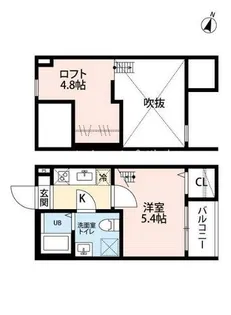 グラン エスポワール【2階】の間取り