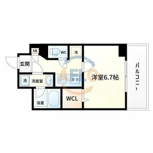 カーサみなみ【3階】の間取り