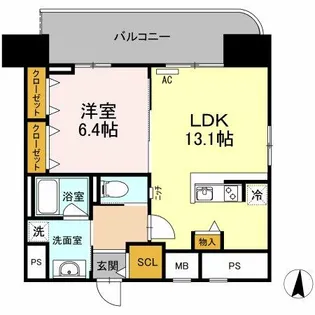 CASA94【6階】の間取り