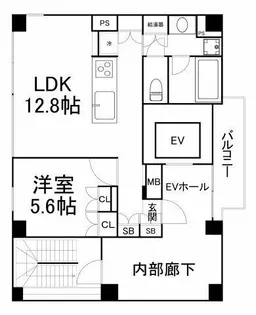 Kyobashi View Residence【4階】の間取り