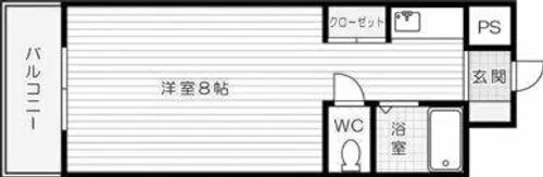 リバーサイド中津口【5階】の間取り