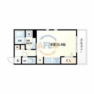 プライムコート【3階】の間取り