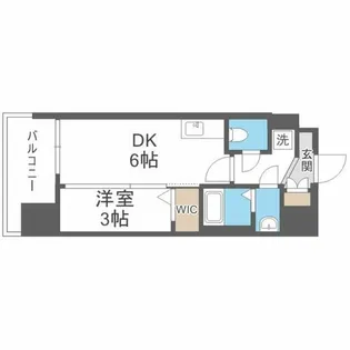 Luxe住道駅前【4階】の間取り