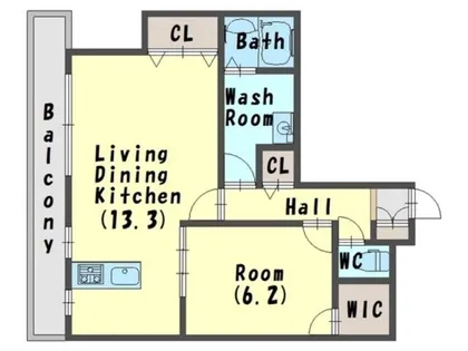 トレセルペンティ【1階】の間取り
