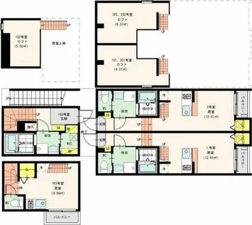 AXIS【1階】の間取り