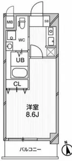 メゾン夕陽ケ丘【5階】の間取り