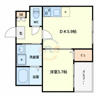 StarLight Studios【1階】の間取り