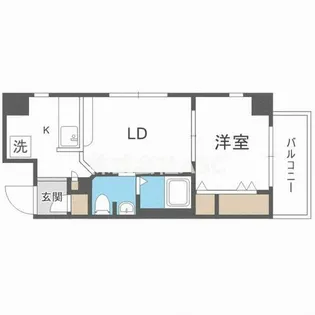 アドーラブル船場【5階】の間取り
