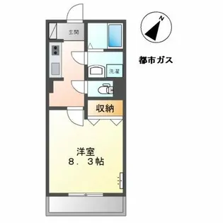 サンピア幸【2階】の間取り