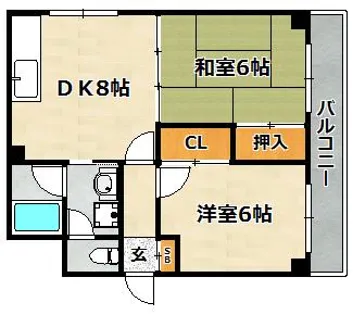 グレーテル森【502号室】の間取り