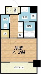 CASSIA福島駅前【5階】の間取り