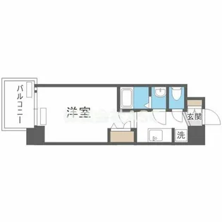 プレサンス堺筋本町センティス【1210号室】の間取り