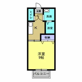 Shiny.Y【1A号室】の間取り