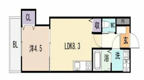 クレストメゾン【3階】の間取り