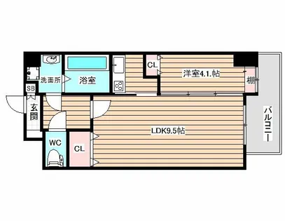 ES-Grande大阪 City Avenue【10階】の間取り