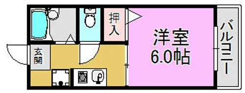 ボナール高林【2階】の間取り