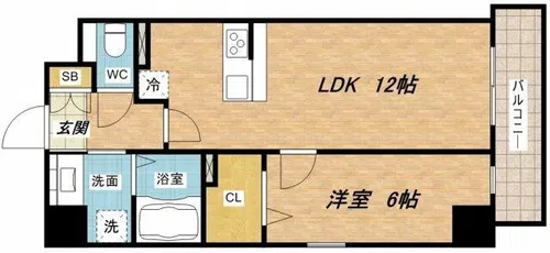 LAZO上汐【5階】の間取り