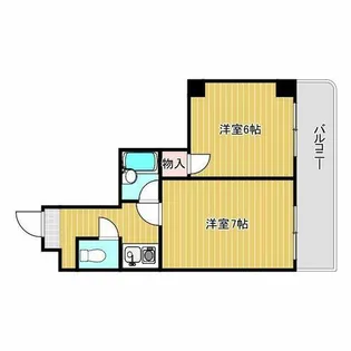 モリビル京橋【6階】の間取り