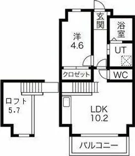 グランフォート新瑞橋【3階】の間取り