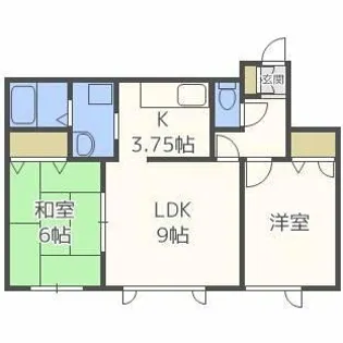 タケダ第2ビル【302号室】の間取り