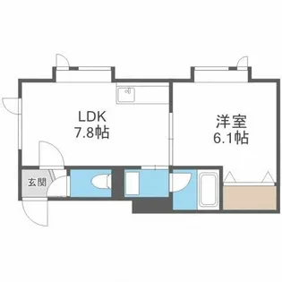 MSノースピア【201号室】の間取り