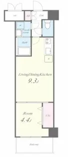 グランパシフィック北巽【6階】の間取り