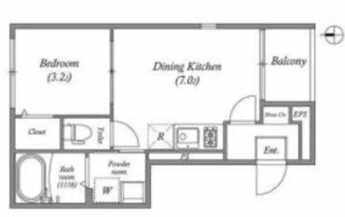 ルミナス小路【1階】の間取り