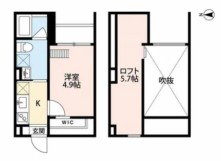 兵庫県神戸市垂水区馬場通【アパート】の間取り