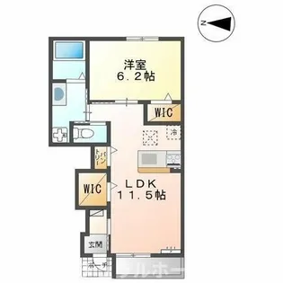 Act Dream Home Ⅱ【107号室】の間取り