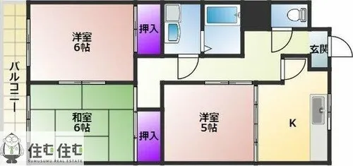 丸兼ビル【203号室】の間取り