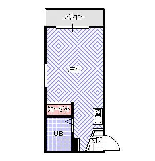 エムケイ3枚方公園【106号室】の間取り