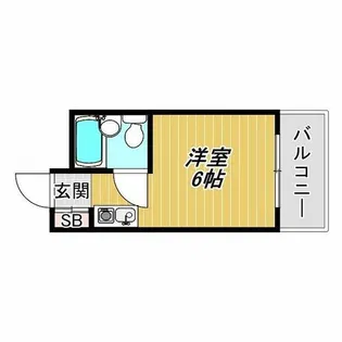 クイーンハイツ清水ヶ丘【4階】の間取り