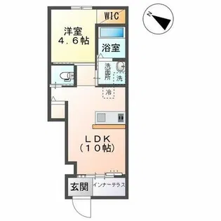 アップルテラス【1階】の間取り