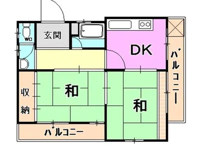 三楽レジデンス【4階】の間取り