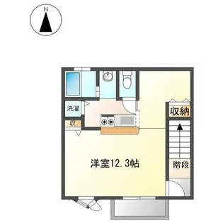 ヴィレッジゆたかⅣ【202号室】の間取り