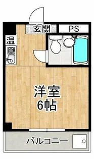 ヒルズ土師【2階】の間取り