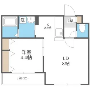 プルミエ発寒【3階】の間取り